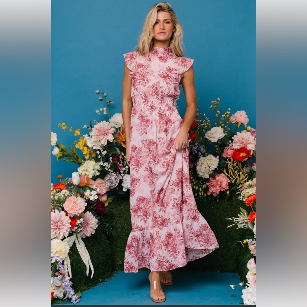 Baltic Born Kearny Ruffle Maxi Dress 2XL